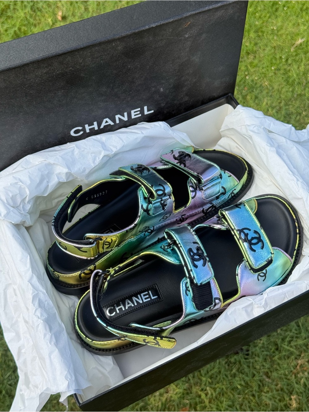 Chanel "Dad Sandals" from the Resort 2023 collection
